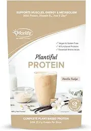 Morlife Plantiful Plant-based Vanilla Fudge Protein 440g