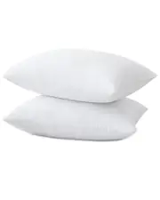 Unikome Set Of 2 Fluffy Down Alternative Bed Pillows For Back, Stomach, Side Sleeper