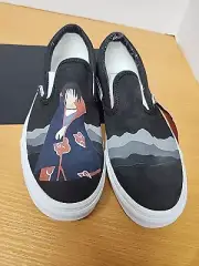 Custom Naruto Classic Vans Slip On Size 10