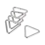 Metal Triangle Ring Buckle 0.98"(25mm) Inner Width for Strap Craft DIY 20pcs
