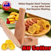 Wooden Tostonera Plantain Press Banana Smasher Maker,for Tostones DM