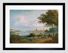PAINTING LANDSCAPE CITYSCAPE HAMMER NATURE DRESDEN FRAMED ART PRINT B12X3832
