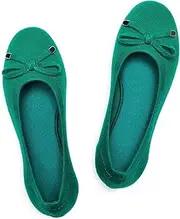Frank Mully Women's Ballet Flats Slip On Knit Dress Shoes Pumps Shoes Round Toe