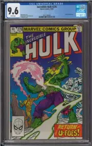 Incredible Hulk #276 CGC 9.6 White Pages U-Foes app