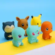 Cute Pokemon Kids Baby Bathroom Toys Anime Pikachu (6 pieces)
