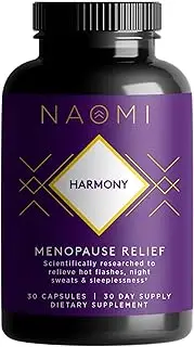 NAOMI Harmony - Menopause Relief, Natural Support for Hot Flashes - 30 Capsules