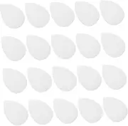 20 Pack Car Vent Clip Pads Essential Oil Diffuser Refills Fiber Material Scented Pads Easy Install Long-lasting Fragrance