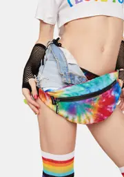 [The Phluid Project] Tie Dye Rainbow Fanny Pack
