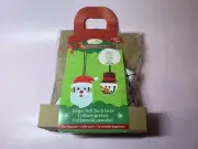 Crafts Jingle bell necklaces makes 8 necklaces glue not included Santa & snowmen