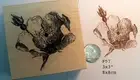 Rosehip rubber stamp P57
