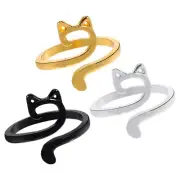 3 Pcs Circular Knitting Needles Crocheting Accessories Cat Ears Ring