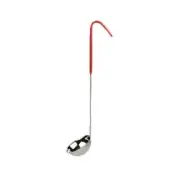 Thunder Group SLOL203 2 oz Stainless Steel Ladle w/ Red Vinyl Handle