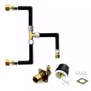 LPG Bayonet Filling Point JIC Two Gas It, Gaslow Bottle Adapters & White Housing
