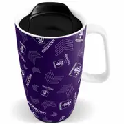 Fremantle Dockers AFL Ceramic Travel Coffee Mug Cup with Handle