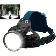 Super Power LED Headlamp USB Rechargeable Work Light Outdoor Camping Head Torch