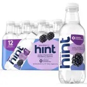 Hint Water Blackberry, Pure Water Infused with Blackberry, Zero Sugar, Zero C...