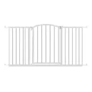 Ingenuity Ozzy & Kazoo 27” Tall Walk Through Dog Gate For Doorway or Stairway