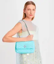 Tory Burch Kira Chevron Small Convertible Shoulder Bag $498