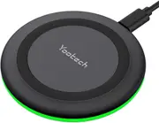Yootech Wireless Charger,Qi-Certified 10W Max Fast Wireless Charging Pad Compatible with iPhone and Android