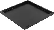 Serving Tray Black Square Decorative Serving Tray Wooden Ottoman Tray Coffee Table Farmhouse Home Decorations 12x12inch