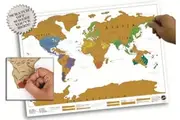 Scratch off World Map (Luckies of London)