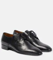 [The Row] The Row Kay leather Oxford shoes AU 6 black
