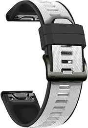 [ISOUDE] 22mm 26mm Watch Band For Garmin Forerunner 935 945 Fenix7 7x 5 6 5x 6x 3 hr Silicone Smart Watch Quick Release Strap Accessories