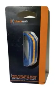 BlackWeb Teal Replacement Band with Steel Buckle Fitbit Flex 2 (BWB16WA057) NEW