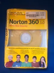 Norton 360 Version 3.0 All in One Security NEW Sealed Old Stock