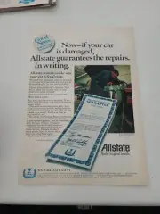 1976 Allstate Insurance: Car Repair Print Ad 8x11