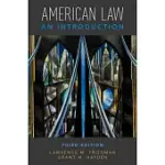 AMERICAN LAW: AN INTRODUCTION