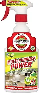 OzKleen Multi-Purpose Power Peppermint 500mL, Hospital Grade Disinfectant & Multi-Surface Cleaner, Kills 99.9% Of Germs, Surface Cleaner Trigger Spray