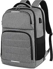 Laptop Backpack 15.6 Inch TSA Friendly Travel Backpack for Men Women Waterproof Carry On Backpack Work College Business Bag