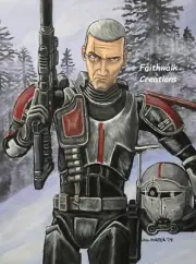 Star Wars The Bad Batch Crosshair 8x10" Giclee print from original painting