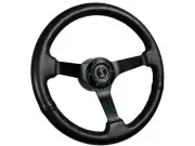 1994-2004 Ford Mustang SN95 6-Bolt Black Leather Steering Wheel Kit, Cobra (for: Ford)