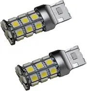 JU24VS27L01 LED 24V Dedicated T20 Single Type, High Brightness, 3-Chip, SMD5050 Chip, 27 Rows, White, 6000k, Polarity-free, Set of 2