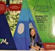 NEW M & M Outdoor Teepee tree hanging hammock tent swing