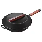 SANHO Nonstick Iron Wok 32cm High Quality Fry Deep Fry Stir Fry Boil