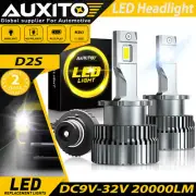 AUXITO LED Headlight Bulb D2S D2R High Low Beam HID Xenon Conversion Kit 20000LM (for: Lexus)