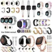 Stainless Steel Watch Strap For Fitbit Versa 4/3/Sense 2/Sense Bracelet Band