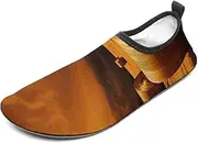 [BTCOWZRV] Water Shoes for Women Men Hay Bales Water Sports Shoes Slip-on Breathable Lightweight Athletic Aqua Sock