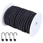 1/4“ Marine Grade Elastic Cord Crafting Stretch String, 40kg x 50ft, with 4 M...