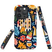 For iPhone 15 Pro Tough Protective Cover, Summer Fun