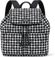 [Kate Spade New York] Noel Printed Fabric Backpack, Black Multi, Black Multi, Regular, Black Multi, Regular