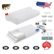 Contour Memory Foam Pillow - Adjustable Neck Support for Pain Relief & Comfort