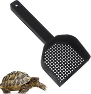 Lesunbak Cat Litter Scoop, Reptile Poop Scoop, Litter Box Scoop, Pet Poop Picker, Pet Litter Scoop, Rudin Chicken/Lizard/Reptile Box Cleaning Shovel with Handle