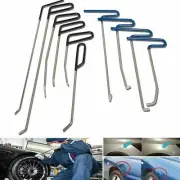 10Pcs Auto Body PDR Tools Push Rods Kit Paintless Dent Repair Hail Removal Tool