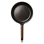Vermicular FP24-WN Frying Pan 24cm 9.4in Deep type Walnut Hand Color Black New