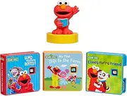 Little Tikes Story Dream Machine Sesame Street Story Collection - Elmo and Friends Collection - 3 Storytime Books and 1 Audio Play Character - for Toddlers and Kids, Toy for Ages 3+ Years