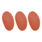 3pcs Pottery Ribs 8.8cm x 5.5cm Silicone Rubber Clay Ceramic Sculpting Tools